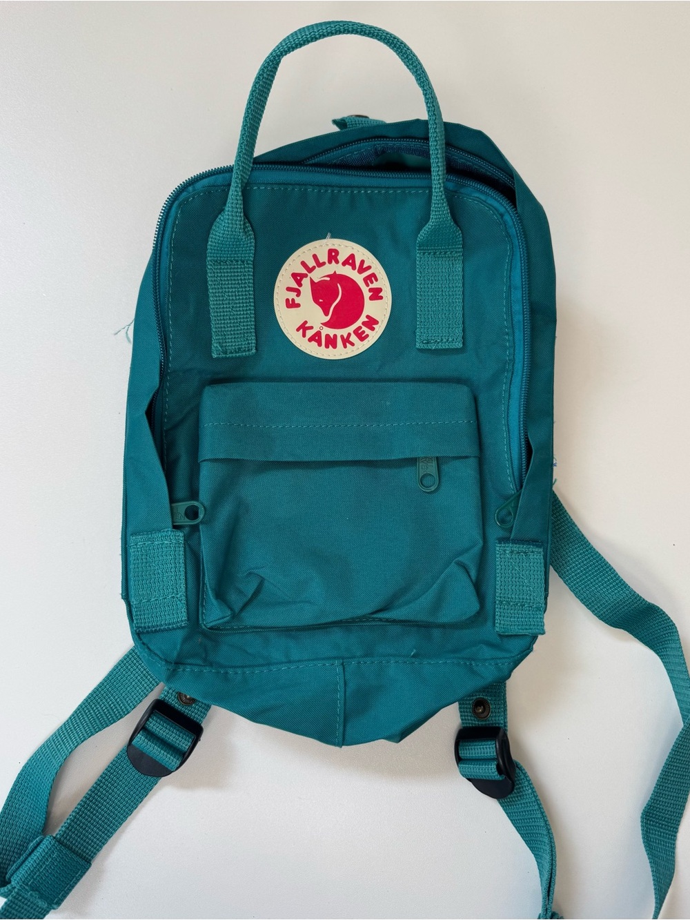 Fjallraven Kånken Mini Backpack in Teal Green